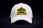 casquette izenride blanche custom jaune