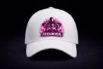 casquette izenride blanche custom rose