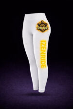 leggin izenride blanc custom jaune