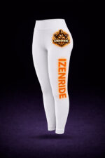 leggin izenride blanc custom orange