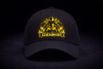 casquette izenride noir custom jaune