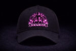 casquette izenride noir custom rose