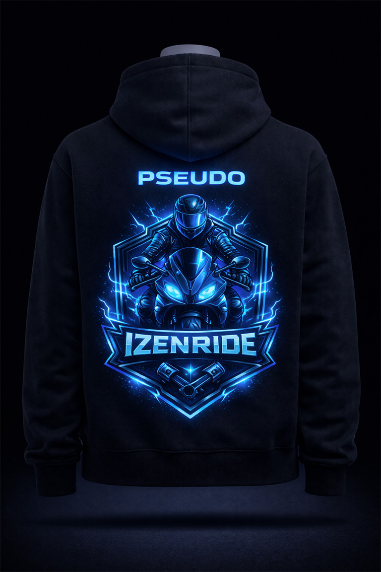 sweat-dos-homme-noir-fluo-bleu sweat-dos-homme-noir-fluo-bleu